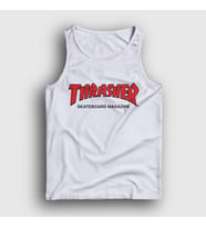 Presmono Unisex Sarı Logo V3 Thrasher Atlet 278633tt (Beyaz)