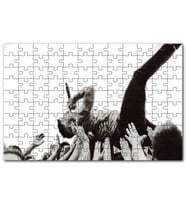 Cakapuzzle Rock Solisti Eller Üzerinde Siyah Beyaz Puzzle Yapboz MDF (Ahşap) (500 Parça)