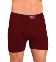 Tutku Elit 12 Adet Siyah Renk Havlu Bel Penye Boxer (Bordo)