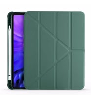 Galaxy Tab S7 T870 Kılıf Kalem Bölmeli Standlı Tam Uyumlu (Koyu Yeşil)