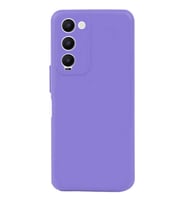 Tecno Camon 18 Kılıf Kamera Korumalı Silikon Rubber Arka Kapak (Lila)