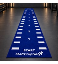 Motive Sprint Multiplay Kızak Antrenman Halısı 1 x 10 m Mavi