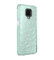 Xiaomi Redmi Note 9 Pro Kılıf Buzz Köşeleri Airbagli Prizmatik (Yeşil)