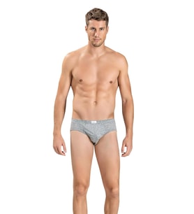 Jiber Erkek Renkli Slip Külot 129 - 12 Adet (Gri)