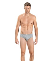 Jiber Erkek Renkli Slip Külot 129 - 12 Adet (Gri)