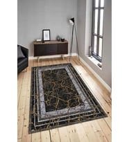 Dijital Baskılı Yıkanabilir Kaymaz Modern Renkli Salon Halısı Mutfak Halısı Yolluk ND-HY-1312 (Çok Renkli)
