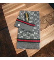 GUCCİ ATKI VE BERE TAKIMI (Gri)