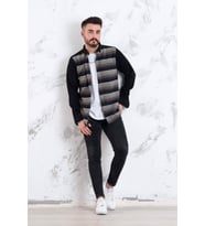 ADVANTE SLİMFİT PARÇA DESENLİ ERKEK ODUNCU GÖMLEK (Siyah)