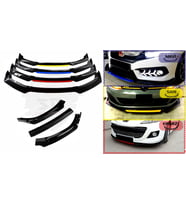GOLF 5 Ön Tampon Eki Bodykit Kırmızı Dilli 4 Parça  Karlık Lip (Sarı)