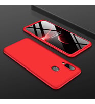 Galaxy A10S Kılıf Zore Ays Full Koruma Kılıf (Kırmızı)