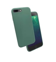 Uyumlu Model Apple iPhone 7 Plus Kılıf Lansman Silk Case (Koyu Yeşil)