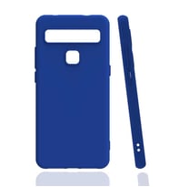 TCL 10L Kılıf Biye Yumuşak Silikon Case (Mavi)