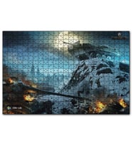 Cakapuzzle World of Tanks İsveç Tank Destroyeri  Puzzle Yapboz MDF (Ahşap) (1000 Parça)