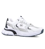 Trendyshose 2616 Yuksek Taban Rahat Unısex Spor Ayakkabı (Beyaz-Lacivert) (Beyaz - Lacivert)