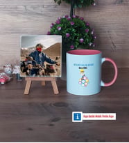 Metalurji ve Malzeme Mühendisi Fotoğraflı Dekoratif Taş, Kupa Bardak Beyaz Hediye (Model 6)