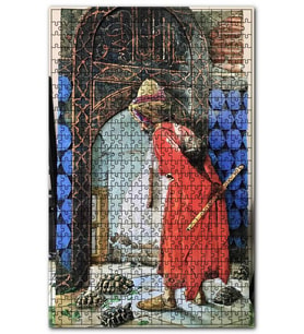 Cakapuzzle Kaplumbağa Terbiyecisi Osman Hamdi Bey Puzzle Yapboz MDF (Ahşap) (500 Parça)