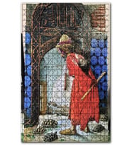 Cakapuzzle Kaplumbağa Terbiyecisi Osman Hamdi Bey Puzzle Yapboz MDF (Ahşap) (500 Parça)