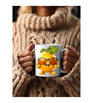 Meyve Emoji Şeklinde 3 Boyutlu Tasarım Seramik Kupa Mug - Hediyelik Kupa Bardak (14)