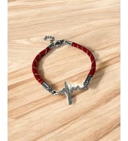 Handcraftedbyoz, Sevgililer Günü Özel, Bileklik Serisi (Kırmızı-Kırmızı)