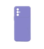 Kvy Tecno Spark 8 Pro Biye Silikon Kılıf (Lila)