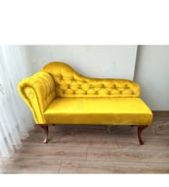 Yeni Nesil Köşe Koltuğu Josefin Bench (Hardal Sarısı)