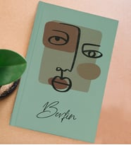 BK Gift Kişiye Özel İsimli Sert Kapaklı Su Yeşili Defter, Arkadaşa Hediye, Yeni İş Hediyesi, Anı Defteri, Doğum Günü Hediyesi-1 (Model 3)