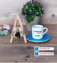 Radyoloji Teknikeri Türk Kahvesi Fincanı Ahşap Altlıklı ve Fotoğraflı Ahşap Anahtarlık Hediye (Model 5)