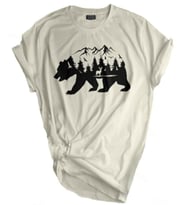 Genıus Store Unisex Tişört Outdoor Baskılı T-shirt 10 Farklı Baskı (Ekru)