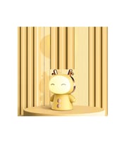 Livava Sevimli Bebek Led Gece Lambası, Usb Li, Mor, 8x14 (Sarı)