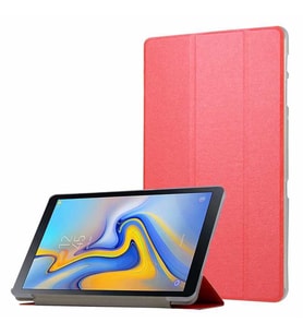 Galaxy Tab A T590  Smart Cover Standlı 1-1 Kılıf (Kırmızı)