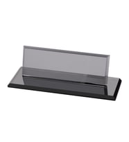 MONARCH PRİME KRİSTAL SET DESENLİ OFİS MASA ÜSTÜ İSİMLİĞİ HEDİYELİK MASA İSİMLİĞİ 541-40 (Füme)