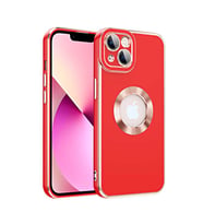 Apple iPhone 13 Kılıf Zore Kongo Renkli Şık Tasarım Kılıf (Kırmızı)