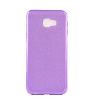 Samsung Galaxy J7 Prime Kılıf Simli Parlak Shining Kapak (Mor)