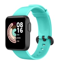 Xiaomi Mi Watch Lite Kordon Tam Uyumlu Eternity Silikon Kordon (Turkuaz)