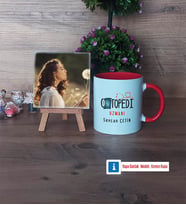 Ortopedi Uzmanı Fotoğraflı Dekoratif Taş, Kupa Bardak Beyaz Hediye (Model 2)