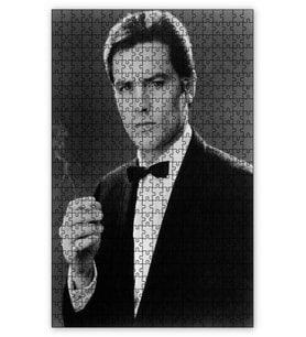 Cakapuzzle Alain Delon Karizmatik Puzzle Yapboz MDF (Ahşap) (500 Parça)