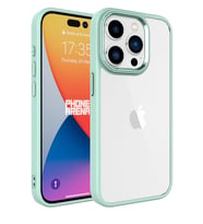 Apple iPhone 15 Pro Kılıf Krom Kılıf (Yeşil)