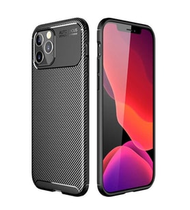 iPhone 12 Kılıf Elde Kaymayan Kamera Korumalı Silikon (Siyah)