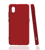 TCL L7 Kılıf Biye Yumuşak Silikon Case (Kırmızı)