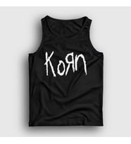 Presmono Unisex Sarı Logo Korn Atlet 92332tt (Siyah)