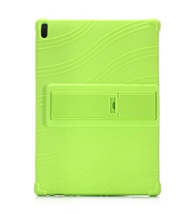 Lenovo Tab E10 TB-X104F Tab 4 10.1 Inch Tablet Standlı Silikon Kılıf (Yeşil)