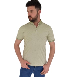 Erkek Polo Yaka Tişört R2007 BGL-ST02784 (Yeşil)