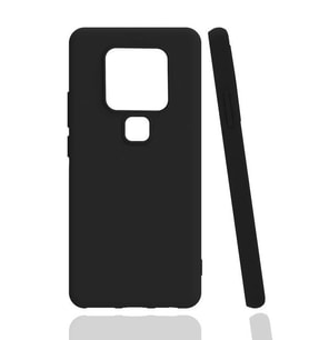 Tecno Camon 16 Kılıf Zore Biye Silikon Kılıf (Siyah)