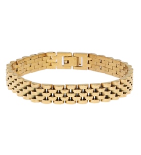 Erkek Çelik Bileklik (Gold)