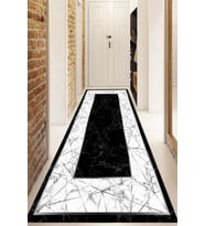 Dijital Baskılı Kaymaz Taban Yıkanabilir Modern Yolluk Ve Koridor Halısı NDU-HT-1093 (Çok Renkli)