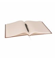 Deri Defter Günlük Journal Ajanda Tarihsiz Çizgili 160 Yaprak Rainbow Vegan 17x24 cm (Taba)