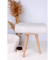 % 100 Pamuk 65x130 Banyo Havlusu (Gri)