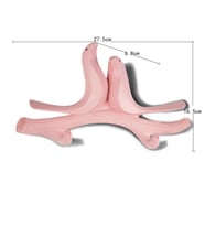 Dekoratif İkili Kuş Modern Duvar Askılık Dekoru Dal Üstünde Kuş Duvar Dekoru (Pembe)