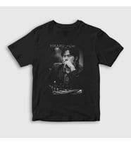 Presmono Unisex Çocuk Beyaz Hikaru Nakamura Büyükusta Satranç T-Shirt 423599tt (Siyah)