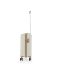 Mçs Polipropilen Valiz V374 55 CM (Beyaz-Karamel)
